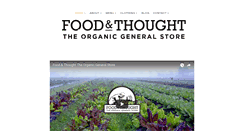 Desktop Screenshot of foodandthought.com