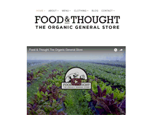Tablet Screenshot of foodandthought.com